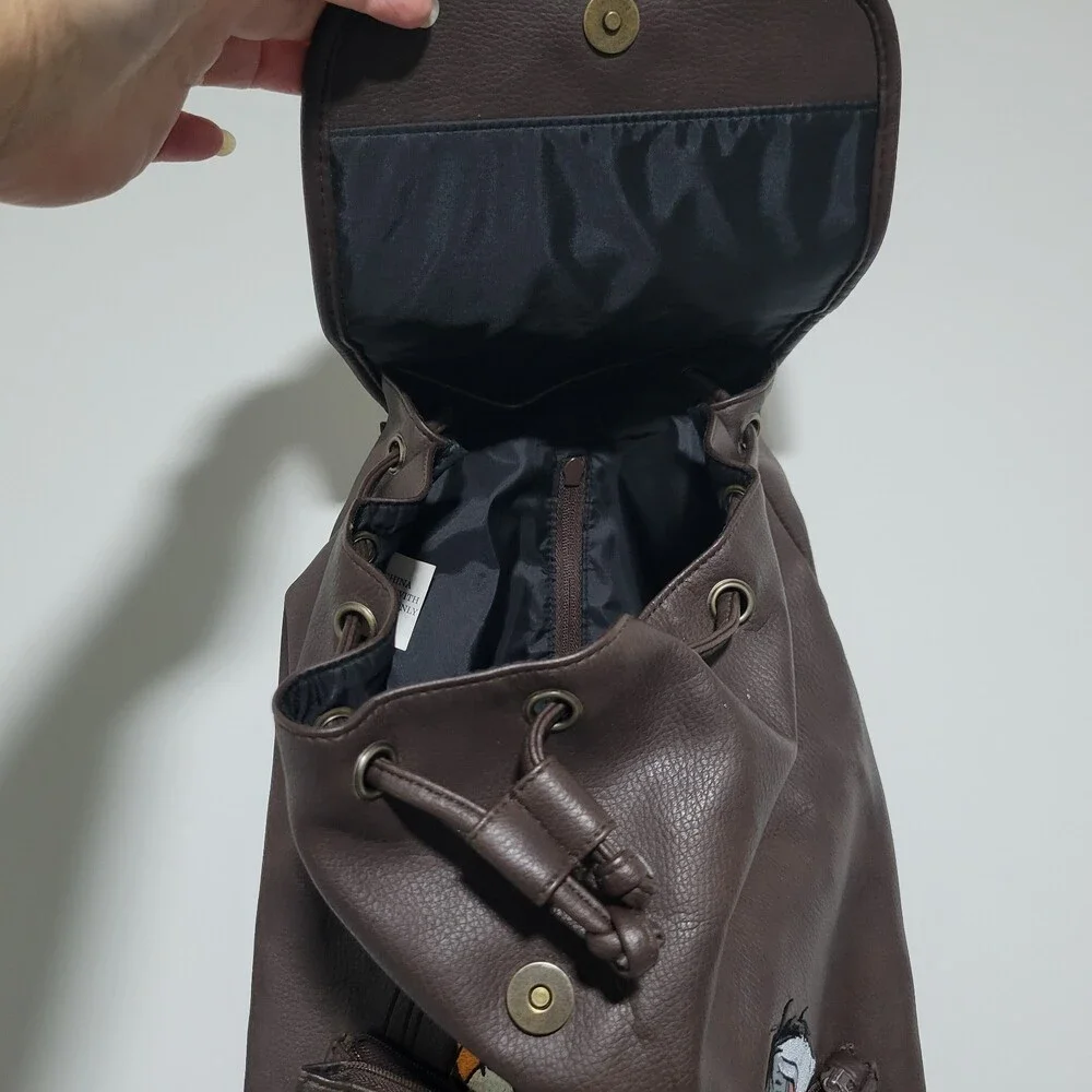 Disney Winnie the Pooh Tigger Eeyore Backpack Vintage Faux Leather Adjustable